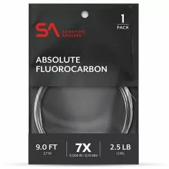 Scientific Angler Absolute Fluorocarbon Leader 9"