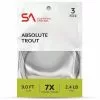 Scientific Angler Absolute Trout Leader 9' 3pk