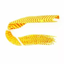 Flyco Barred Round Rubber Legs - Yellow/Red
