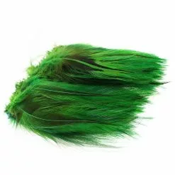 Fly Co. Cock Hackles Badger - Green Highlander
