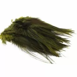 Fly Co. Cock Hackles Badger - Olive