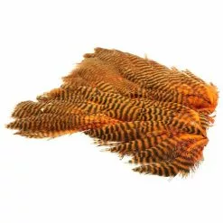 Flyco Soft Hackle Patch - Grizzly Orange