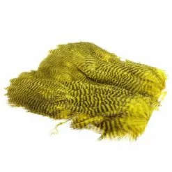 Flyco Soft Hackle Patch - Grizzly Yellow